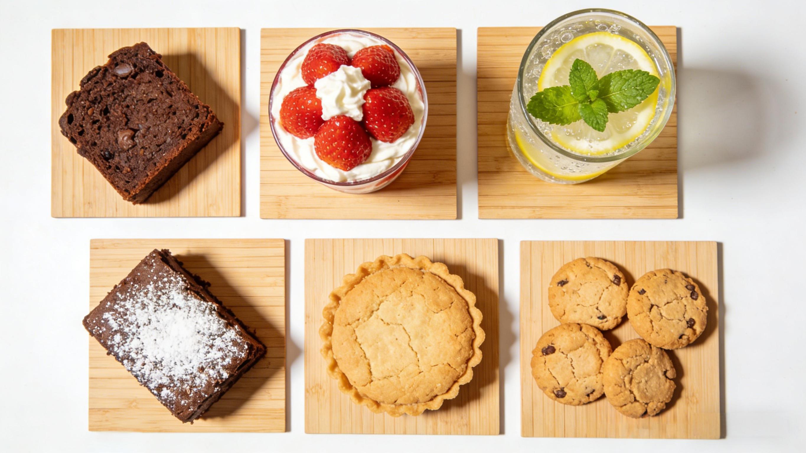 Person enjoying a balanced lifestyle with both healthy meals and occasional treats