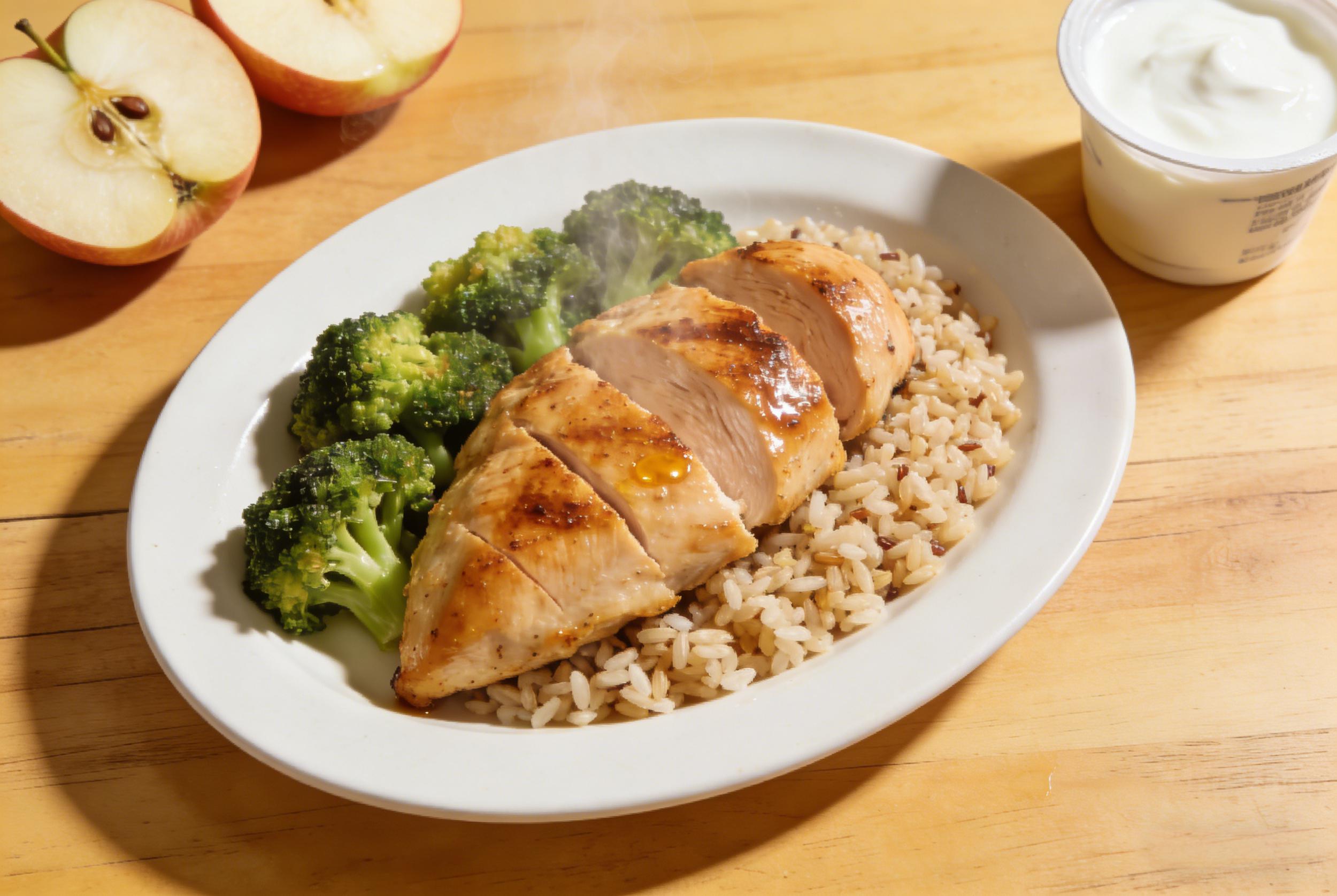 Person making healthy food choices while considering the role of exercise in weight management